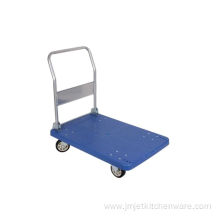 Foldable Plastic Push Hand Cart For Loading